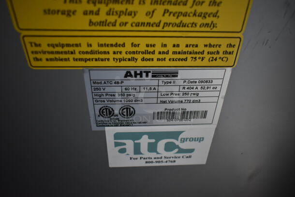 AHT ATC 48-P Metal Commercial Open Grab N Go Merchandiser w/ Shelves. 250 Volts.  - Image 6 of 6