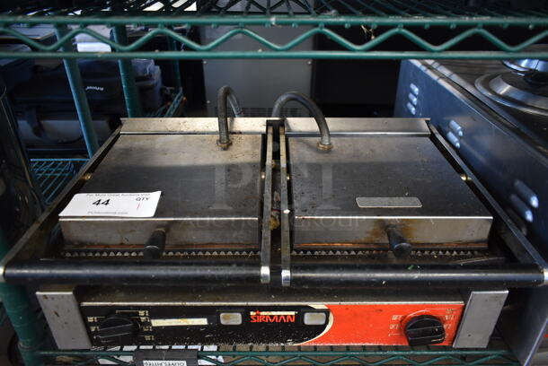 Sirman Stainless Steel Commercial Countertop Electric Powered Double Panini Press. 230 Volts. - Image 4 of 7