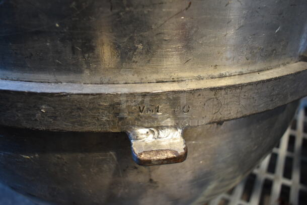 Hobart VML 80 Metal Commercial 80 Quart Mixing Bowl.  - Image 6 of 6