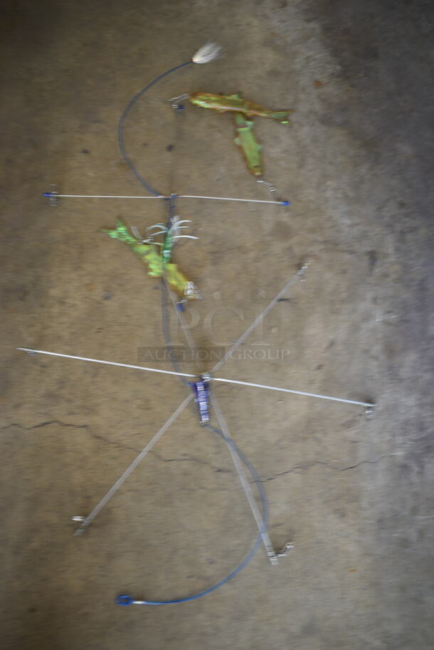 ALL ONE MONEY! Tier Lot of Various Items Including Hooks, Pliers, Reel, and Lures - Image 11 of 12