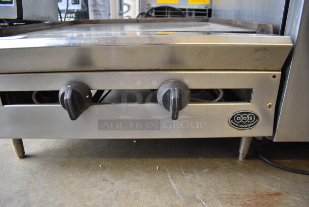 Dynamic Cooking Systems Stainless Steel Commercial Countertop Natural Gas Powered Flat Top Griddle. 24x27x12.5 - Image 4 of 6
