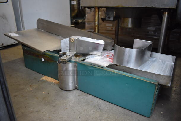 Tele Sonic Metal Commercial Countertop Packing Bagger. 110 Volts, 1 Phase. 47x19x14. Tested and Working!