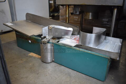 Tele Sonic Metal Commercial Countertop Packing Bagger. 110 Volts, 1 Phase. 47x19x14. Tested and Working!