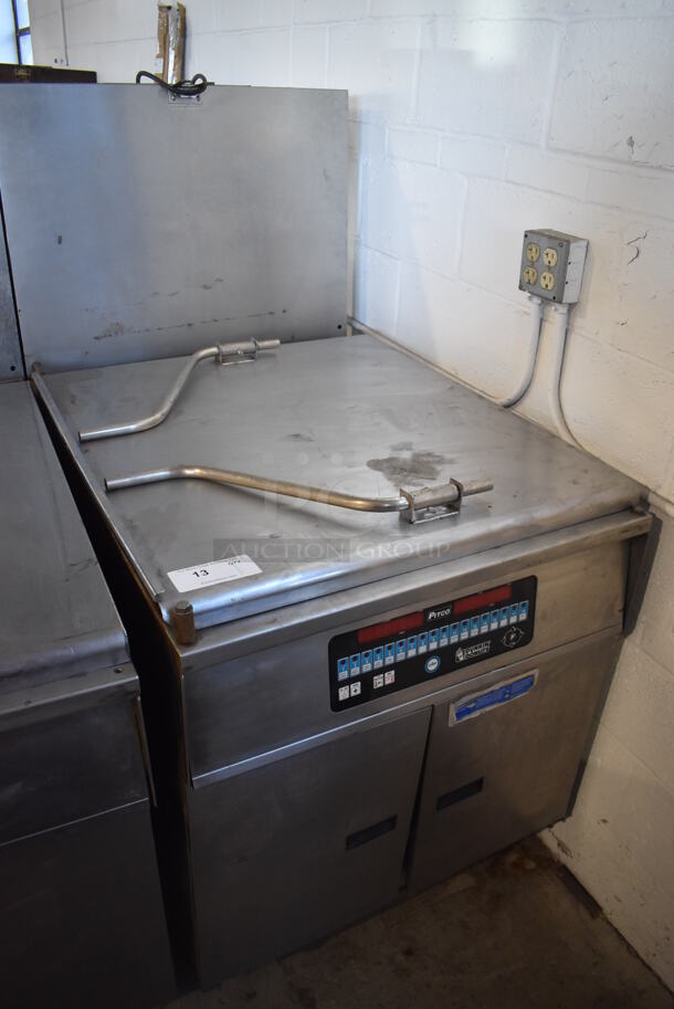 Pitco Frialator DD 24 RUFM Stainless Steel Commercial Natural Gas Powered Donut Fryer w/ Grease Trap. 72,000 BTU. 29x43x56 - Image 2 of 9