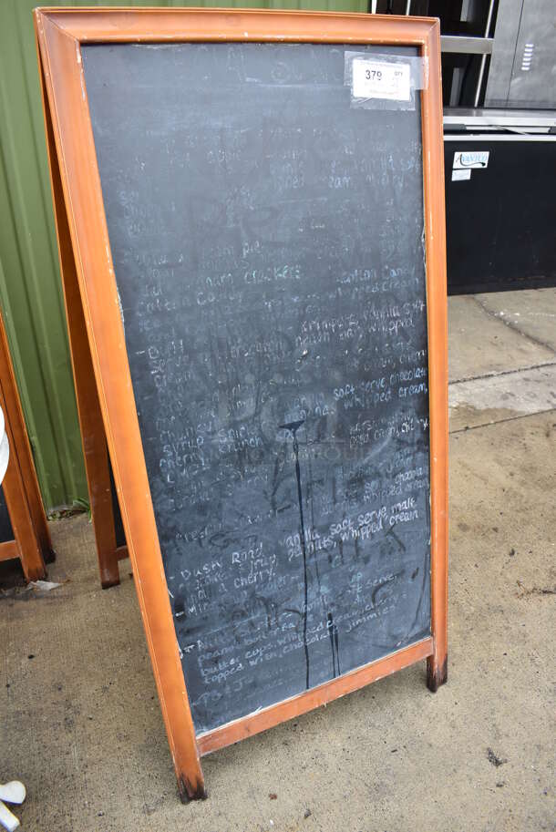 3 Blackboard Signs. 24x3x50. 3 Times Your Bid! - Image 3 of 5