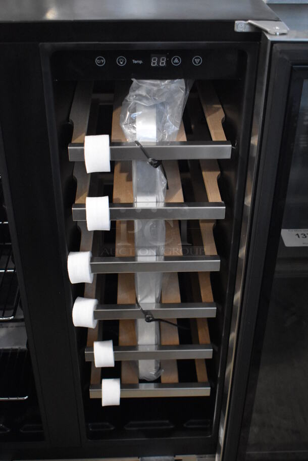 BRAND NEW SCRATCH AND DENT! Whynter BWB-2060FDS Stainless Steel 2 Door Wine Chiller Merchandiser. 115 Volts, 1 Phase. Tested and Working! - Image 5 of 8