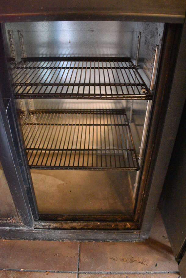 2013 True TBB-24-72G-SD Metal Commercial 3 Door Back Bar Cooler Merchandiser. BUYER MUST REMOVE. 115 Volts, 1 Phase. 73x24.5x36. Item Was in Working Condition on Last Day of Business. (Susquehanna Ale House) - Image 6 of 7