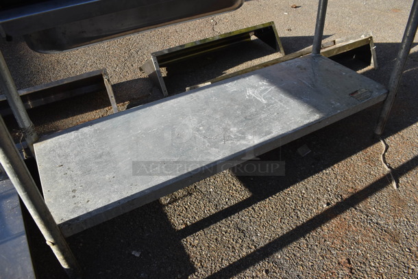 Eagle Stainless Steel Table w/ Drawer and Metal Under Shelf. 60x24x35 - Image 3 of 4