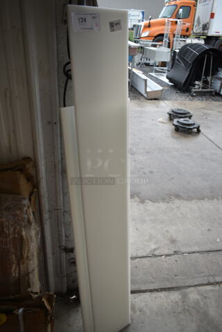 2 BRAND NEW SCRATCH AND DENT! White Cutting Boards. 60x9x1, 48x12x1. 2 Times Your Bid!