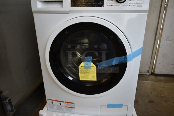 BRAND NEW SCRATCH AND DENT! 2022 KoolMore FLW-3CWH Metal Front Load Drum Washing Machine. 120 Volts, 1 Phase. - Image 5 of 8