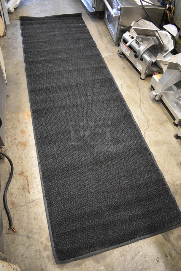 Black Floor Rug. 34x115.5 - Image 2 of 5