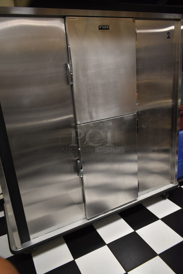 FWE Stainless Steel Commercial Single Door Reach In Warming Holding Cabinet w/ Racks and Thermostatic Controls Tested and Working! (kitchen #2) - Image 3 of 7