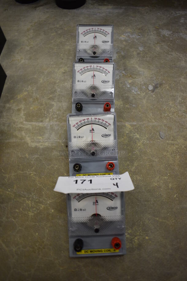4 Eisco DC Moving Coils. 4 Times Your Bid! (Main Building) - Image 1 of 3