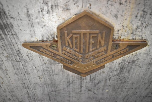 Kotten Dandy Metal Commercial Floor Style Cookie Depositor. 200-230/460 Volts, 3 Phase. - Image 6 of 6