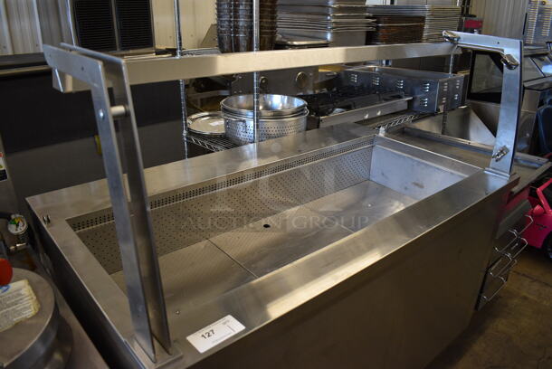 CustomCool Stainless Steel Commercial Station. 60x35x57. Cannot Test - Unit Was Previously Hardwired - Image 3 of 10