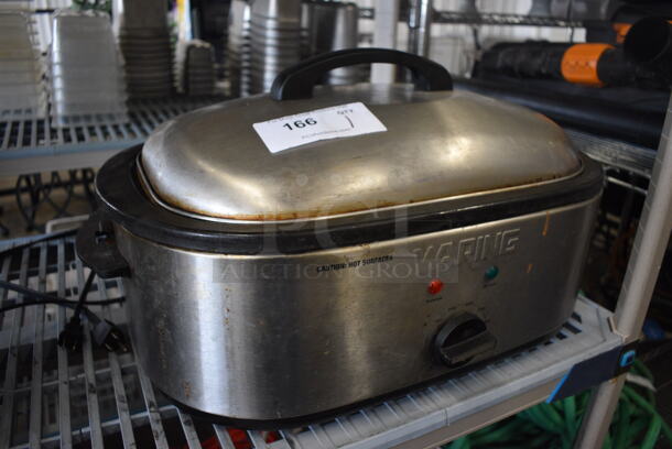 Waring Metal Countertop Roaster w/ Lid. 24x15x13 - Image 2 of 4