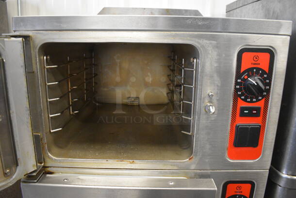 Vulcan C24GA10 Stainless Steel Commercial Floor Style Natural Gas Powered Double Deck Steam Cabinet. 125,000 BTU. 24x36x74. Tested and Working! - Image 6 of 8