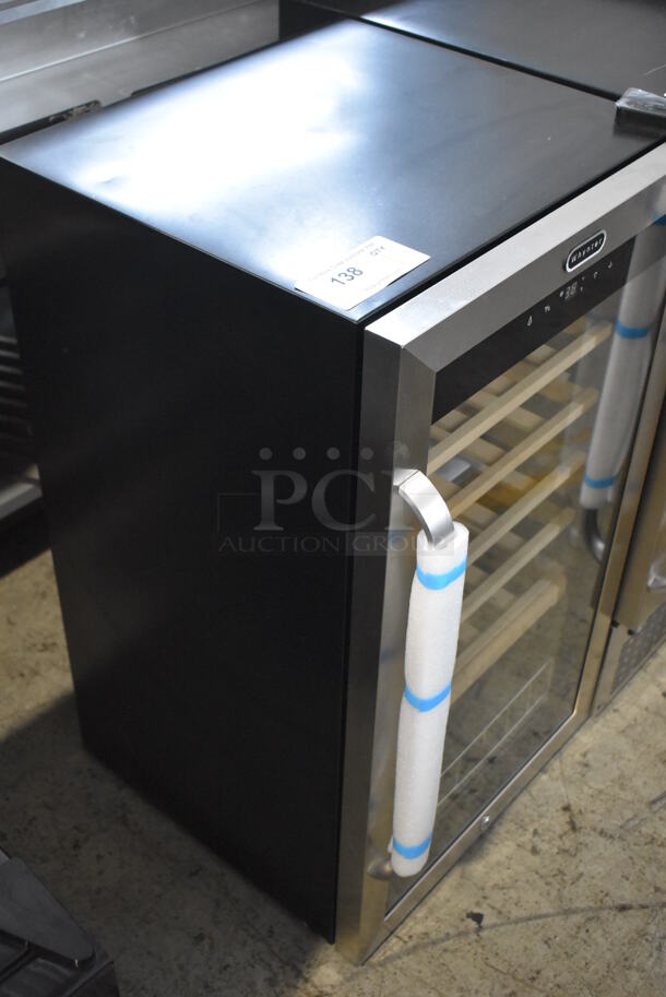 BRAND NEW SCRATCH AND DENT! Whynter FWC-341TS Stainless Steel Commercial Wine Chiller Merchandiser. 115 Volts, 1 Phase. Tested and Working! - Image 2 of 6