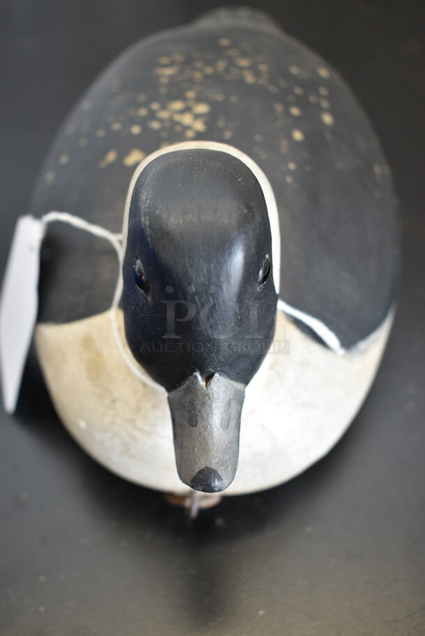 Wooden Bofflehead Duck Decoy by David O'Neil Ocracoke Island North Carolina 1997 - Image 3 of 7