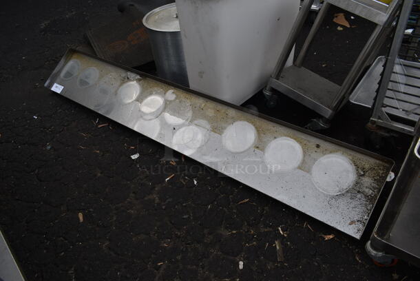 Stianless Steel Wall Mount Shelf. - Image 1 of 3