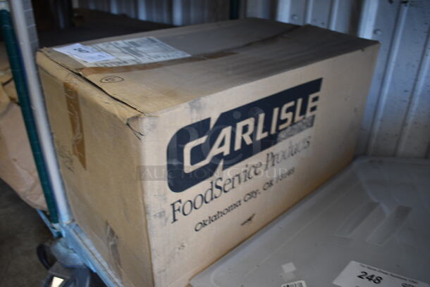 ALL ONE MONEY! Lot of 6 BRAND NEW IN BOX! Carlisle Black Poly Full Size Drop In Bins. 1/1x6 - Image 3 of 3