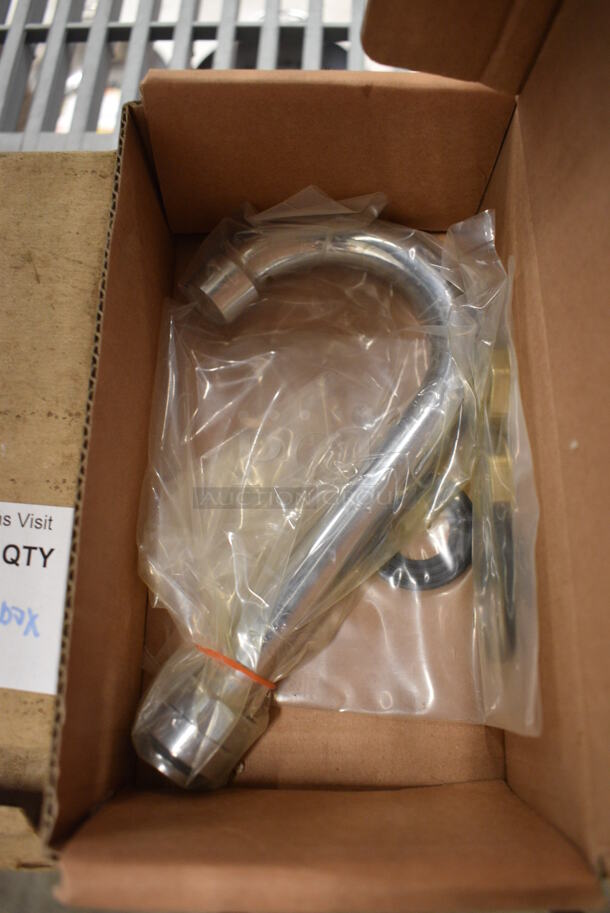 2 BRAND NEW IN BOX! Stainless Steel Faucets w/ Handles. 2 Times Your Bid! - Image 2 of 3