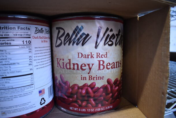 2 Boxes of 6 Bella Vista Dark Red Kidney Bean #10 Cans. 2 Times Your Bid! - Image 2 of 3