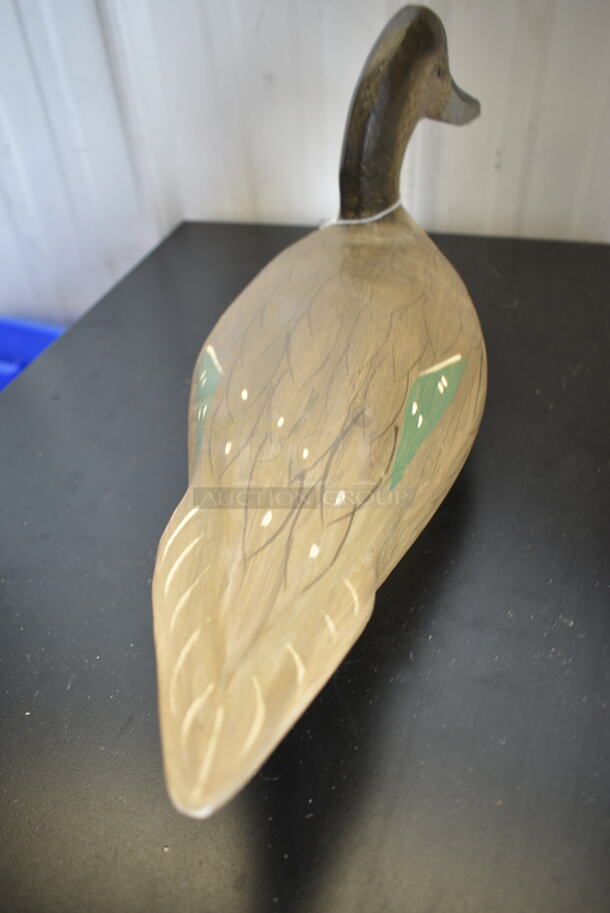 Hand Carved Duck Decoy Signed by Jimmy Bowden - Image 6 of 8