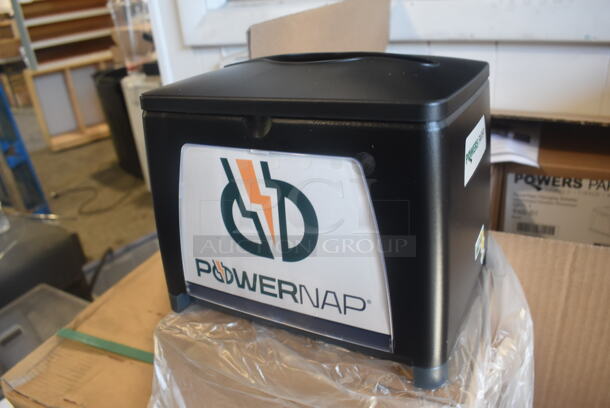 BRAND NEW IN BOX! 4 Powers Paper PowerNap Charging Solution Interfolded Napkin Dispensers In Boxes, Black. 4 Times Your Bid!  - Image 3 of 5