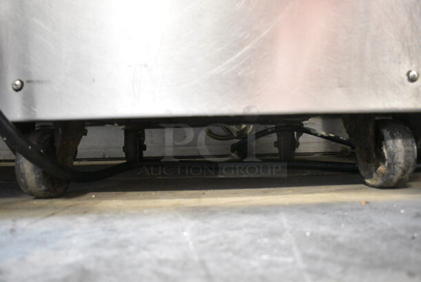 Carpigiani ColdElite LB500 Stainless Steel Commercial Water Cooled Floor Style Batch Freezer on Commercial Casters. 208/230 Volts, 3 Phase.  - Image 4 of 6