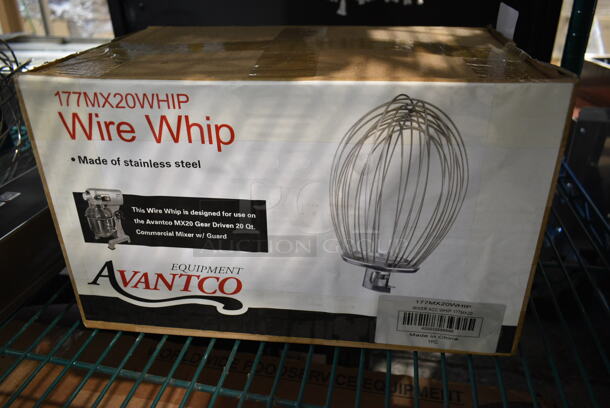 BRAND NEW SCRATCH AND DENT! Avantco 177MX20WHIP Metal Commercial Whisk Attachment for Mixer.  - Image 2 of 3