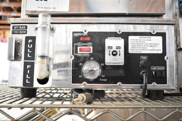 ST-545 Stainless Steel Commercial Countertop Heated Display Case Merchandiser. 110 Volts, 1 Phase. Tested and Powers On But Does Not Get Warm - Image 2 of 5