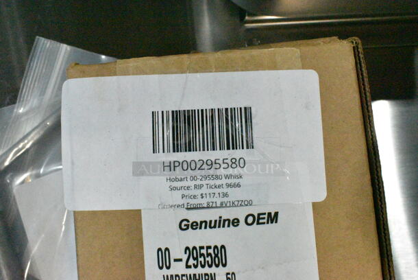 4 BRAND NEW SCRATCH AND DENT! Items Including HP00295580 Hobart 00-295580 Whisk, HP00438086 Hobart 00-438086 Retainer Magnet, HP00292105 Hobart 00-292105 Frt Stripper Assy, HP0006472700 Hobart 00-064727-00001 Lift Control Shaft & Handle. 4 Times Your Bid!  - Image 3 of 6