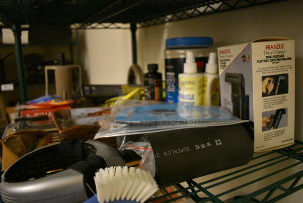 ALL ONE MONEY! Tier Lot of Various Items Including Travel Clothes Steamer, Racquetballs, and Indoor/Outdoor Thermometer - Image 6 of 6