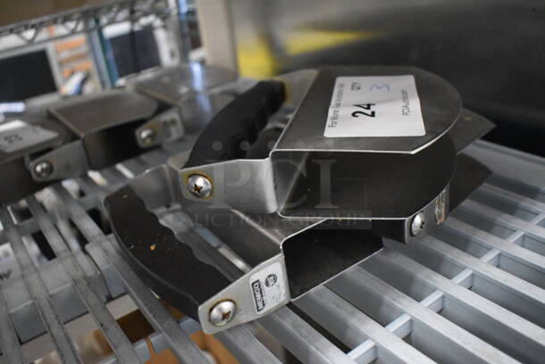 3 Nemco Model SMC100 Stainless Steel Rocking Salad Cutter Tosser. 6.5x1.5x6.5. 3 Times Your Bid! - Image 2 of 3
