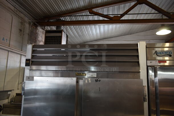 Traulsen G20010 Stainless Steel Commercial 2 Door Reach In Cooler w/ Poly Coated Racks on Commercial Casters. 115 Volts, 1 Phase.  Tested and Powers On But Does Not Get Cold - Image 2 of 7