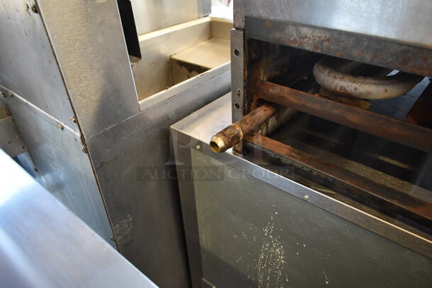 Imperial Stainless Steel Commercial Countertop Natural Gas Powered Flat Top Griddle.  - Image 6 of 9