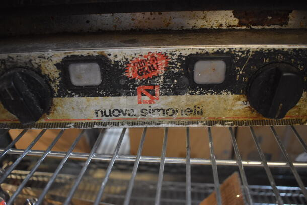 Nuova Simonelli Stainless Steel Commercial Countertop Double Panini Press Grill.  Tested and Working! - Image 5 of 5