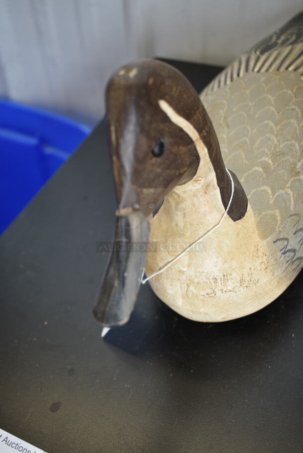 Hand Carved Duck Decoy by Jimmy Bowden - Image 3 of 6
