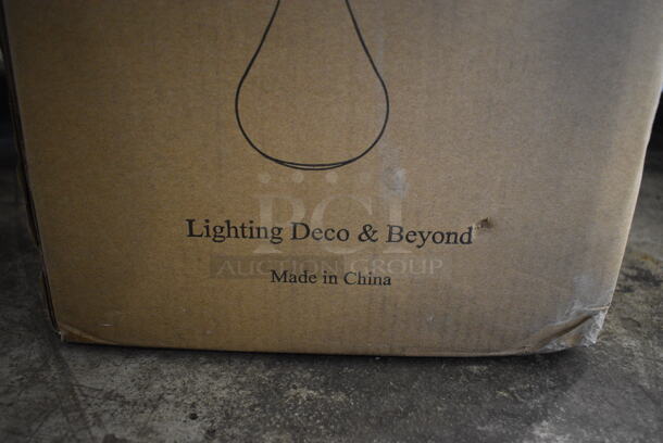 BRAND NEW SCRATCH AND DENT! Lighting Deco and Beyond Mini Pendent Light Fixture.  - Image 3 of 3