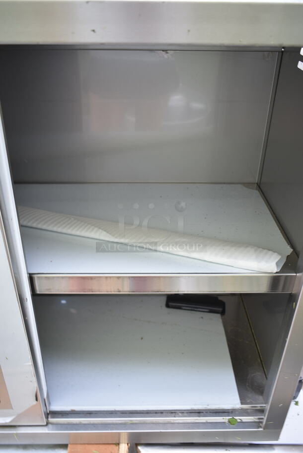 BRAND NEW SCRATCH AND DENT! Regency 600WCS1536 36" Stainless Steel Wall Cabinet with Sliding Doors - Image 4 of 5