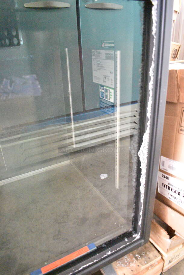 BRAND NEW SCRATCH AND DENT! 2024 True TBB-30-HC-LD Metal Commercial 2 Door Back Bar Cooler Merchandiser. See Pictures for Pane of Broken Glass. 115 Volts, 1 Phase. Tested and Working! - Image 6 of 11