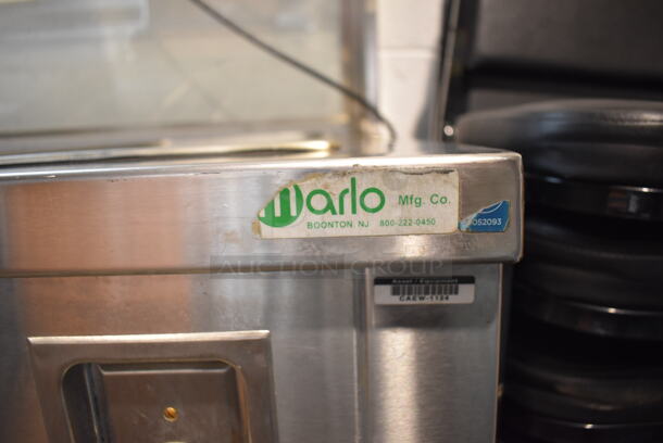 APW Wyott Stainless Steel Commercial 3 Bay Steam Table w/ Sneeze Guard and Under Shelf. 208/240 Volts, 1 Phase. 48x30x50 - Image 7 of 10