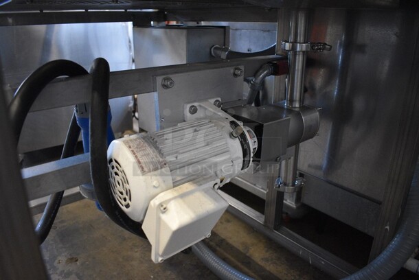 Belshaw Adamatic Model TG50 Stainless Steel Commercial Floor Style Thermoglaze Icing Machine on Commercial Casters. 208 Volts, 1 Phase. 80x33.5x54.5. - Image 6 of 7