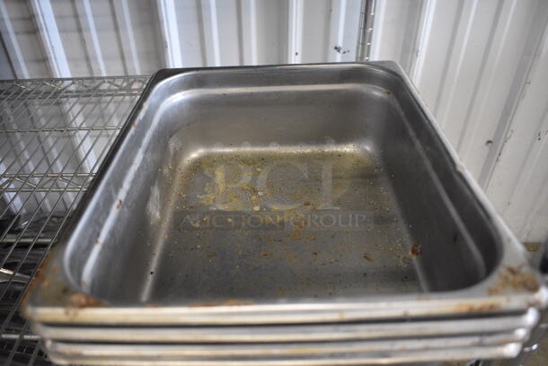 4 Stainless Steel 1/2 Size Drop In Bins. 1/2x4. 4 Times Your Bid! - Image 3 of 3