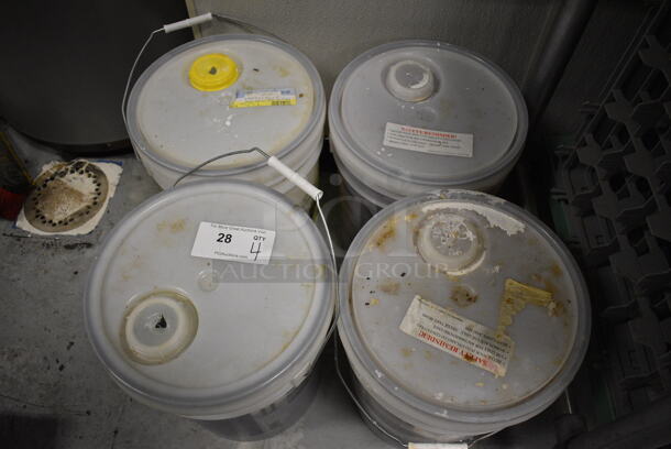 4 Buckets of Ecolab Cleaner; Ecotemp Ultra Dry Rinse Additive, Ultra San and 2 Ecotemp Ultra Klene Detergent. 12x12x15. 4 Times Your Bid! (kitchen) - Image 2 of 6