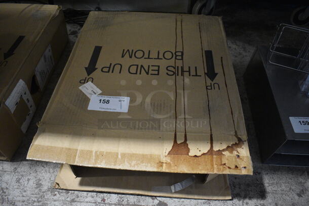 BRAND NEW IN BOX! Metal Cash Drawer w/ Stainless Steel Face. 16x17x5 - Image 3 of 3