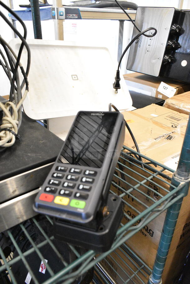 9 Various Items Including NCR POS Monitor, Epson M244A Receipt Printer, VeriFone Credit Card Reader, 2 Cash Drawers. 9 Times Your Bid!  - Image 6 of 12