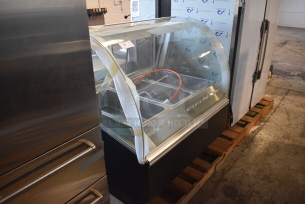 LIKE NEW! Metal Commercial Floor Style Electric Powered Heated Holding Display Case Merchandiser. 208-240 Volts, 1 Phase. Unit Has Only Been Used a Few Times! - Image 2 of 6