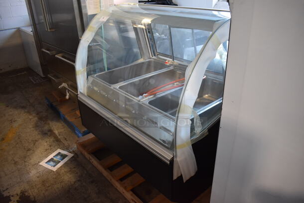 LIKE NEW! Metal Commercial Floor Style Electric Powered Heated Holding Display Case Merchandiser. 208-240 Volts, 1 Phase. Unit Has Only Been Used a Few Times! - Image 3 of 6